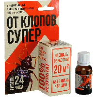 От клопов супер, средство для уничтожения постельных клопов, без запаха ОКПС10Ф, 10мл., Гарант
